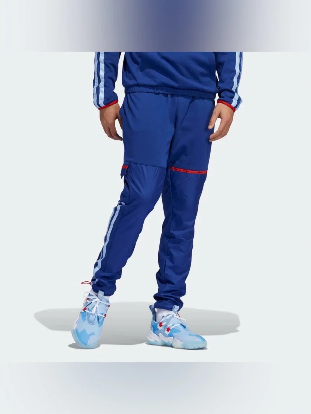 Adidas Trae Young Jacket Basketball NBA Windbreaker Track Pant Set Size L